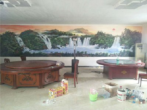 梁河墙绘-写实风景