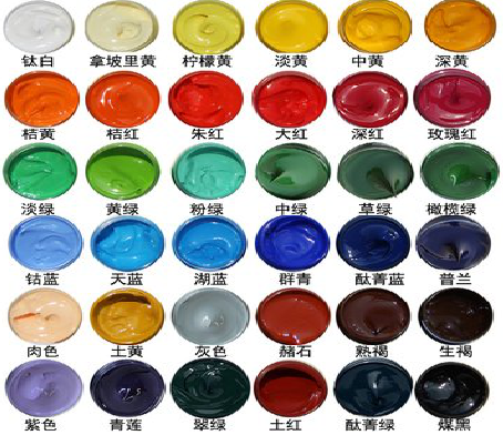 梁河墙绘颜色的选择有讲究。