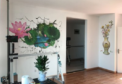 梁河墙体彩绘相比墙纸的优势。