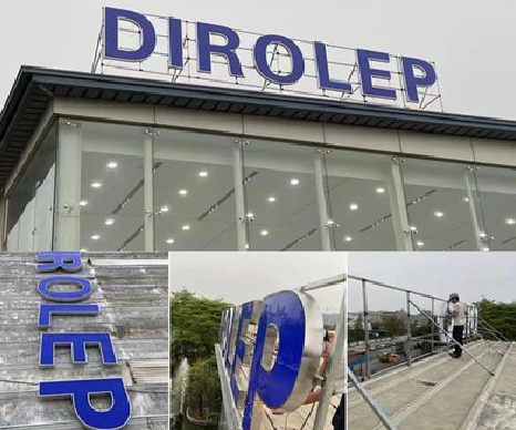 梁河楼顶发光字安装的注意事项。